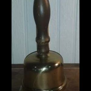 Vintage Teachers Brass Classroom Bell